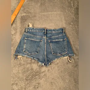 Zara Denim cutoff Blue Women Shorts 4 thumbnail 7