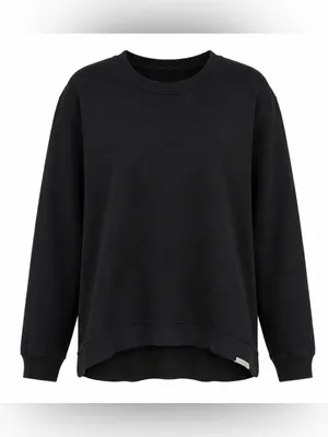 Orvis Black Fleece Crewneck Pullover High Low Hem Women’s M thumbnail 2