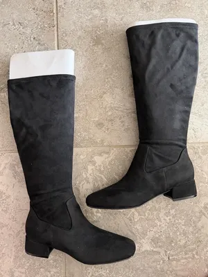 Easy Spirit Danilyn Tall Block Heel Knee-High Boots in Black, Size 7.5, NEW thumbnail 2