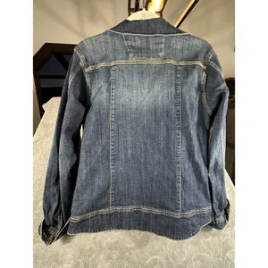 Carhartt Jacket Trucker Brewster Dark Wash Denim Jacket Womens Medium Western thumbnail 6