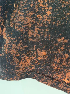 Custom Bleached Black & Brown Rammstein Graphic Off The Shoulder Tee thumbnail 10