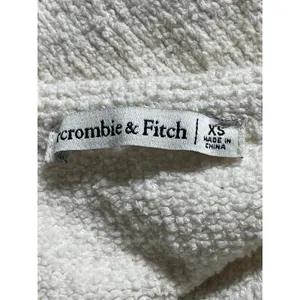 Abercrombie & Fitch White Knit Tie Front Sleeveless Crop Sweater Tank Top Sz XS thumbnail 3