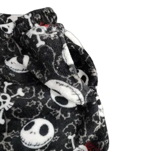 Disney Nightmare‎ Before Christmas Pants Unisex M Black Skulls Relaxed PJ Pants thumbnail 4
