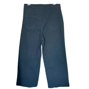 Old Navy Womens Pants Sz 10 High Rise Wide Leg Chino Dark Academia Preppy Grunge thumbnail 3