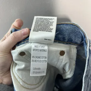 Agolde Jamie High Rise Classic Isolation Distressed Jeans‎ Size 28 thumbnail 7