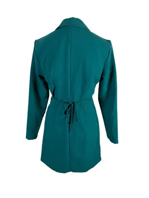 Abercrombie & Fitch Green Cutout Blazer Mini Dress S‎ Long Sleeve Career thumbnail 3