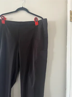 Carhartt Womens Black Scrub Pants Straight Leg XXL Utility Medical Workwear thumbnail 2