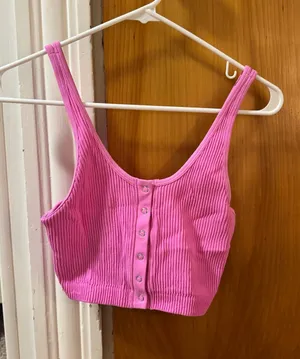 Aerie Ribbed Crop Tank Top thumbnail 1