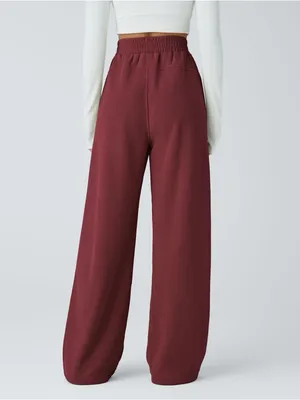 Halara High Waisted Corduroy Pants S Tall Rust Pull On Straight Leg thumbnail 2