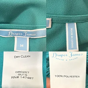 Draper James Mint Green Flutter Sleeve Blouson Maxi Dress‎ Coastal Preppy Medium thumbnail 11