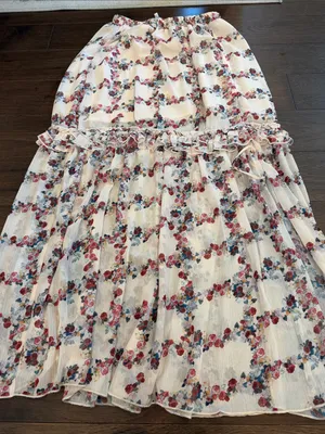 Endless Rose Floral Maxi Skirt in Size Small - C57-006 thumbnail 4