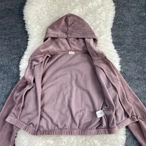 John Galt Velour Pants Mauve Pink Purple Anastasia Velvet Jacket Zip Up thumbnail 7