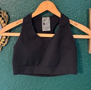 Acta Black Sports Bra Sz Small Seamless thumbnail 1