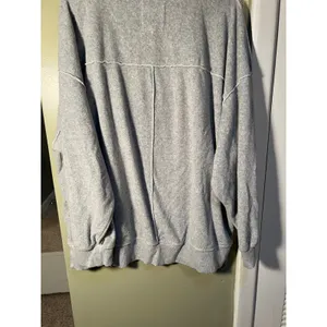 Aerie Women's Size Large Cozy Crew Sweatshirt The Chill Gray Winter Tour 06 Cold thumbnail 12