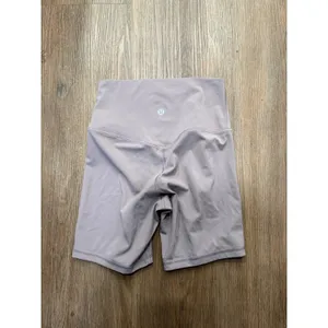 Lululemon Align High Rise Biker Shorts 6" Mauve Purple Nulu Yoga Athletic Size 4 thumbnail 2