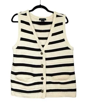 Sanctuary textured sweater vest Large thumbnail 1