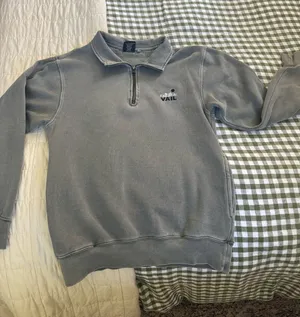 Grey Vail Colorado Quarter Zip Gray thumbnail 1