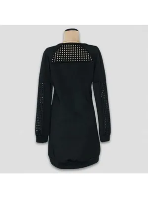 Fabletics Mini Dress Mesh Athleisure activewear whimsigoth punk grunge Y2K 90s M thumbnail 2
