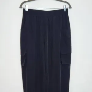 CI Sono Black Pull-on Cargo Joggers Size Medium Black Cargo Jogger Pants thumbnail 3