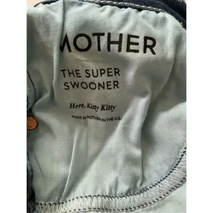 Mother The Super Swooner Here Kitty Kitty Jeans women’s size 27 thumbnail 4