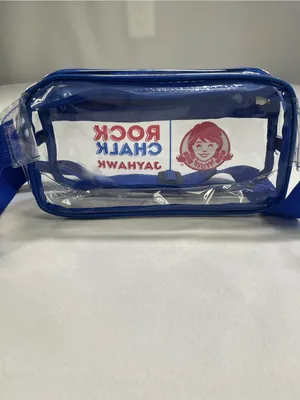 Kansas Jayhawks Clear Fanny Pack Wendy's Promo Stadium Approved Waist Bag thumbnail 5