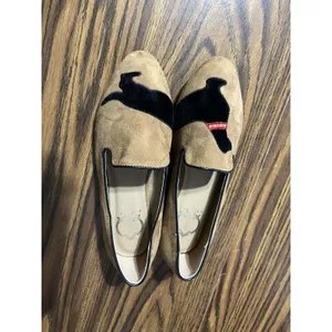 C Wonder Loafers Flats Camel Brown Sz 7 Womens Slip On Shoes DachshundPreppy thumbnail 2