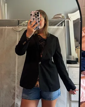 Black J.Crew Blazer black thumbnail 1