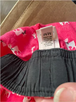 Women's Victoria's Secret Pink & White Pajama Shorts M thumbnail 2