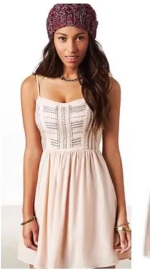 American Eagle Embellished Cut Out Dress Sz 0 thumbnail 1
