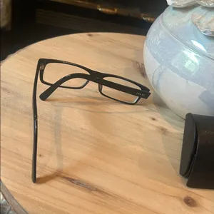 Prada Classic Black Rectangular Eyeglasses VPR 07E 2AJ-1O1 140/BP5167754 thumbnail 5
