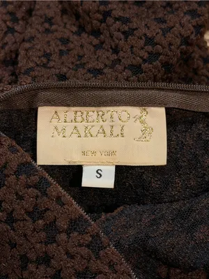 Vintage Alberto Makali floral lace long-sleeve blouse thumbnail 4