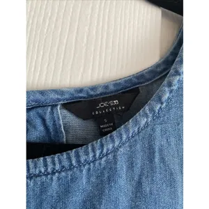 Joe's Jeans Collection Cold Shoulder Denim Shift Dress Womens Size S Blue Cotton thumbnail 4