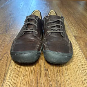Keen Presidio Dark Brown Leather Lace Up Comfort Oxford‎ Shoes Womens 10 thumbnail 3