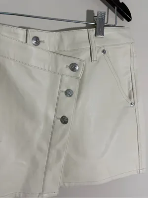 Free People We the Free Wynne Faux Leather Skirt Size 31 thumbnail 4