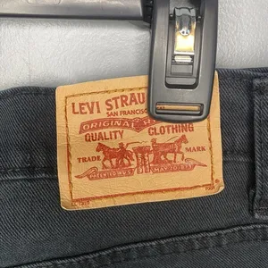 Levi's 550 Relaxed Boot Cut Women‎ 14M Black Cotton/Spandex Jeans thumbnail 6