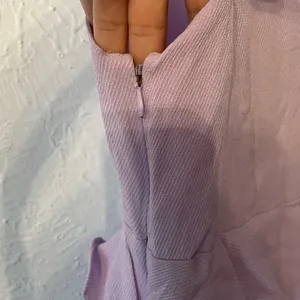 Anthropologie by Let Me Be Femme Ruffle Maxi Lavender Dress Size Medium thumbnail 8