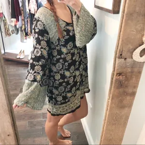 Urban outfitters Ecote small black motif dress thumbnail 5