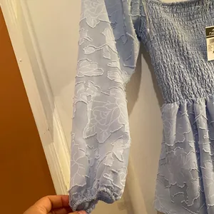 Rue21 Sky Blue Long Sleeve Romper Dress thumbnail 3