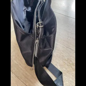 Versace Parfume Crossbody Nylon Bag‎ Saddle Bag Black Designer thumbnail 5