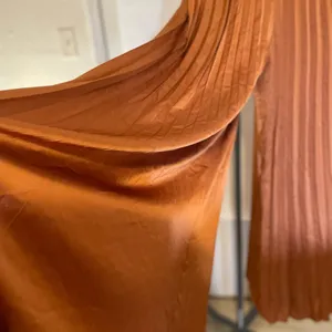 Lulu's One Shoulder Terracotta jumpsuit beautiful wide leg excellent pre owned thumbnail 4