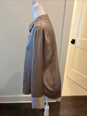 New With Tags Abercrombie & Fitch Satin Shirt Sz M thumbnail 2