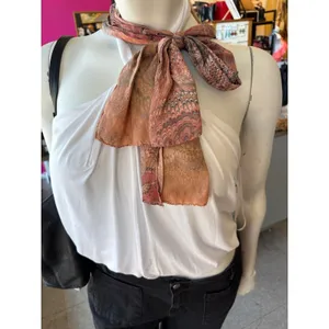 Banana Republic‎ White Halter Twist Neck Draped Tank Top XL New NWT 711001-01-1 thumbnail 2