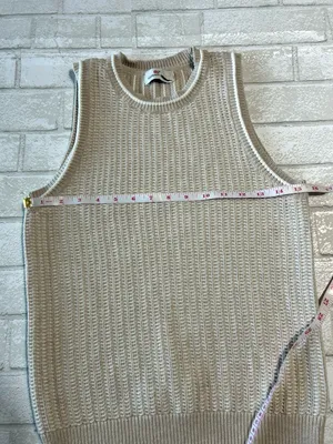 Vineyard Vines Woman’s Sweater Vest Preppy Coastal Classic Knit Size Small thumbnail 4