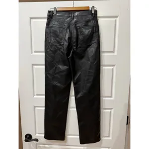 Wilfred Black Melina Faux Leather Pants High Waisted Size 6 Minimalist Edgy thumbnail 5