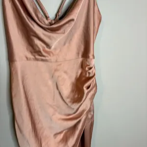 NWT Significant Other Aria Cowl Neck Maxi Dress in Nougat thumbnail 3