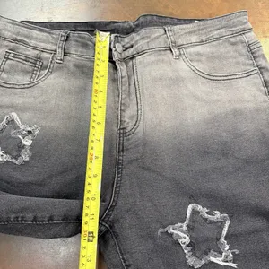 Faded Black Jeans Stars Ombre style Stars festival Party Statement Celestial fun thumbnail 6