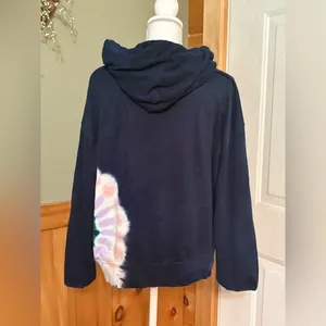 Wildfox large tiedye hooded kangaroo pocket sweatshirt thumbnail 6