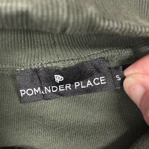 Pomander Place TuckerNuck Porter Sweatshirt Dress Womens Small Green Pockets thumbnail 5