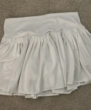 All in Motion Skirt Tennis White Pleated women’s L thumbnail 1