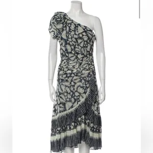 NWOT ulla Johnson Anja one shoulder dress thumbnail 8